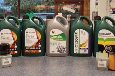 Range of engine oils