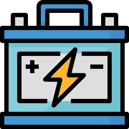 Car battery icon